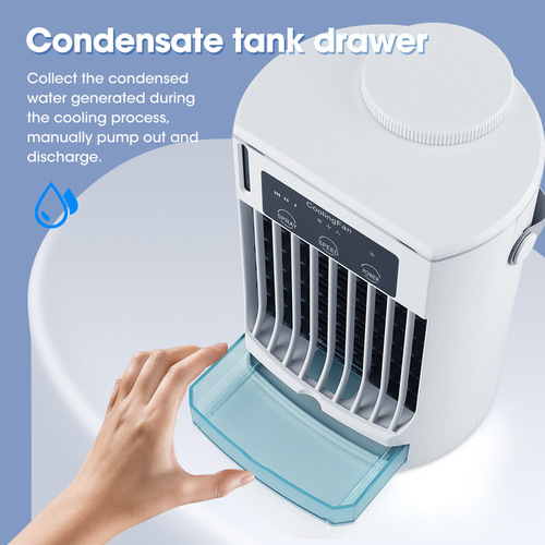 Cross-border air cooler household spray humidifier fan water-cooled air conditioning fan USB desktop cooling fan cooler