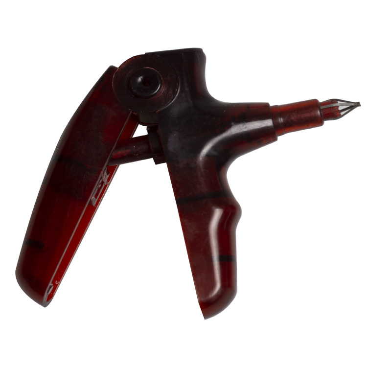Instrumento dental ligadura oral pistola ligadura de plástico anillo titular multi-color venta directa de fábrica al por mayor