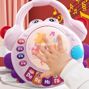Musical Drum Baby Music Hand Drum Early Education 81 Years Old 3-6-9 Months One-Six Baby Toy 8 Girls