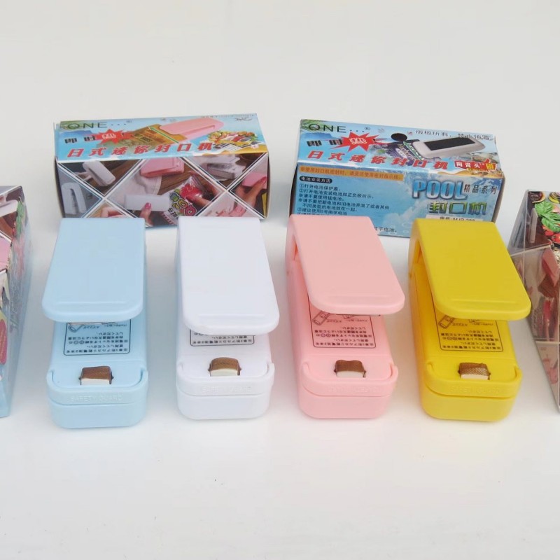 Máquina de sellado puntual transfronteriza mini máquina de sellado de plástico pequeño embalaje bolsa de plástico para el hogar conservación de alimentos sellado al vacío