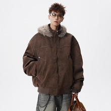 �߽�vintage��ɫë�IƤ�޷�������Ů������ʽ�Շ��б�ů�Bñ����