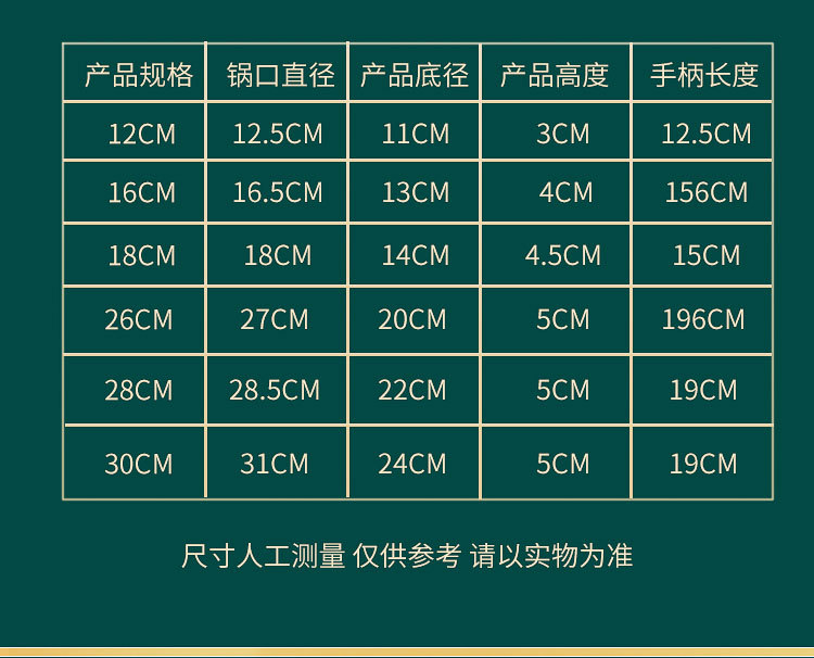 麦饭石平底锅不粘锅煎蛋小锅家用少油烟牛排煎锅不粘平底电磁炉锅详情15