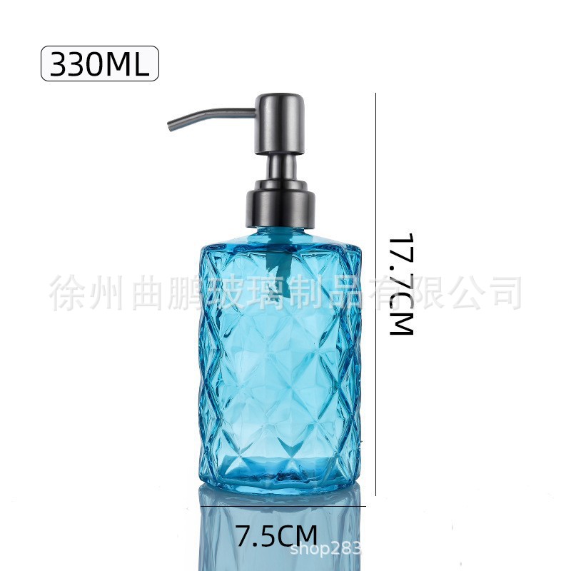 파란색 + 스테인리스 스틸, 투명