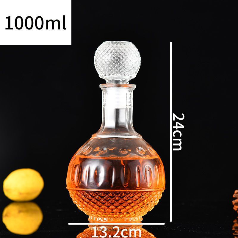 Botellas de vino de vidrio al por mayor despierta botellas de vino domésticas botellas vacías dispensador de vino de alta calidad botellas de vino extranjero almacenamiento de vino
