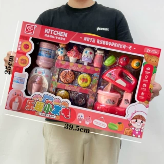 儿童过家家仿真小家电水果甜品屋饮水机玩具套装幼儿园礼品盒批发