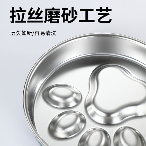 304 stainless steel cat bowl dog bowl pet slow food bowl silicone dog bowl feeder cat bowl pet bowl dog food bowl