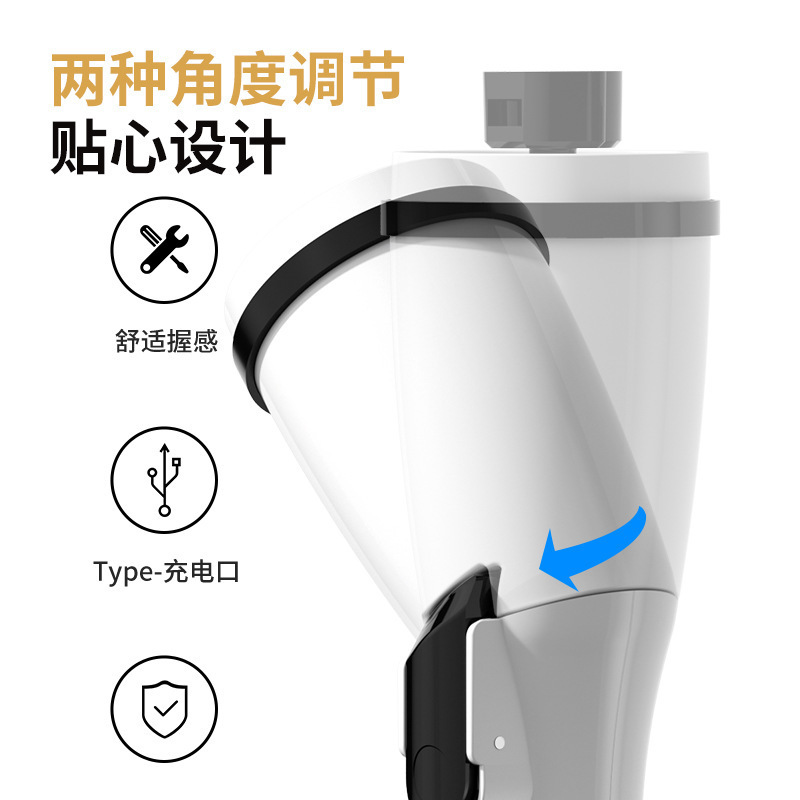 多機能電動折りたたみクリーニングブラシ、新しいLCD家庭用キッチン両用ブラシ、手持ち式強力クリーニングアーティファクト|undefined