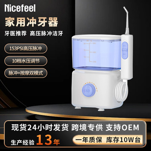 2025 Private Model Desktop Tooth Rinser Cross-Border Portable Tooth Cleaner New Home Massage Pulse Electric Cleaning