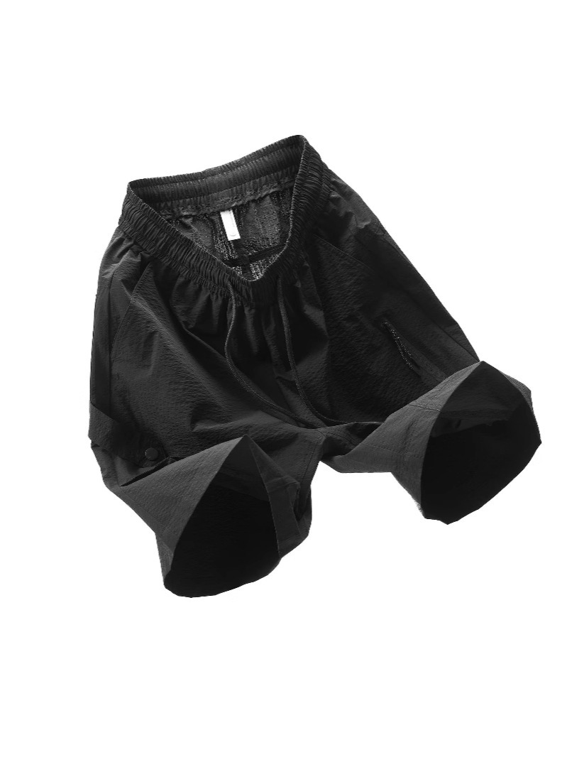 Summer New Style Five-Point Cargo Multi-Pocket Lightweight Waterproof Trendy Brand Loose Men's Shorts Casual Versatile