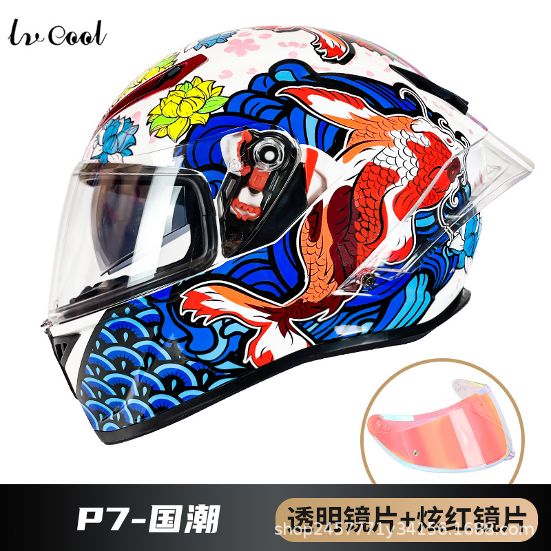 3C certificado casco de la motocicleta de fábrica al por mayor DOT Comercio exterior casco Nacional Estándar Clase A Four Seasons Universal