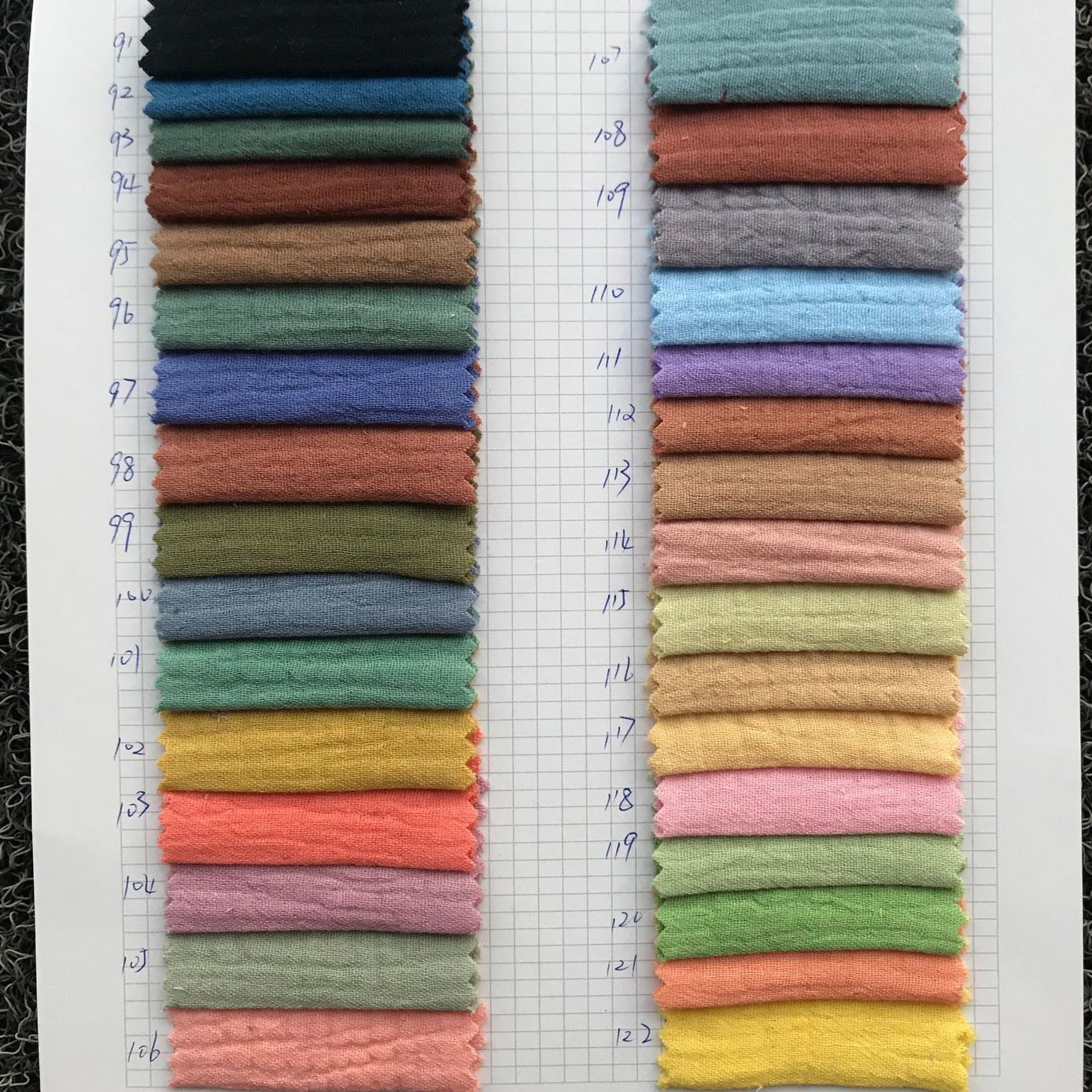 SFSY5003 al por mayor 100% algodón orgánico tulle tela de gaza doble ropa de bebé
