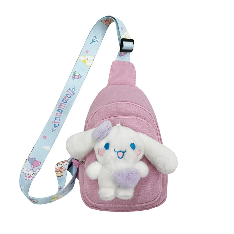 Cute rabbit, chest bag, shoulder bag, small bag for leisure, one-shoulder bag to go out, wallet