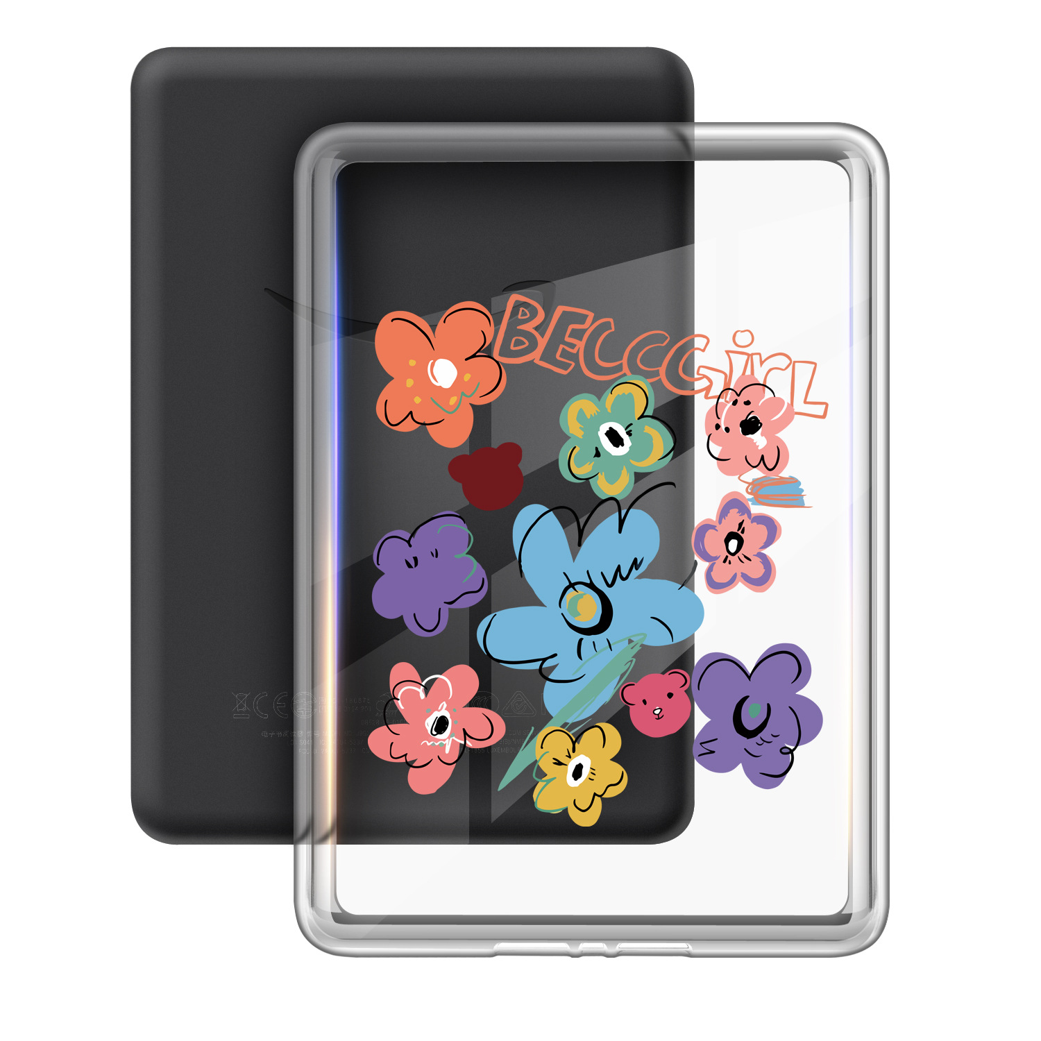Aplicable en stock para 2024 Kindle Paperwhite6543 acrílico transparente caja protectora pintada caja única