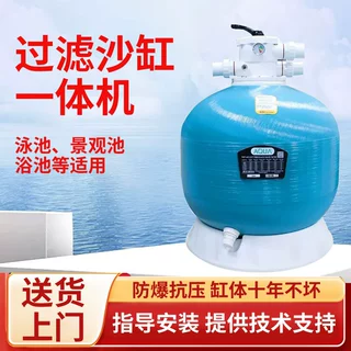 泳池水泵沙缸过滤器石英砂净水循环水上乐园浴池工程项目处理设备