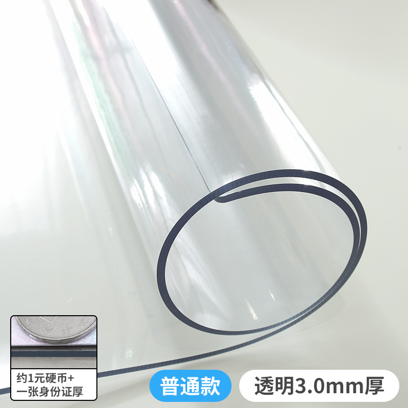 Mesa de trabajo transparente antiestática de aluminio PVC aislante de vidrio suave resistente al desgaste de fábrica de línea de ensamblaje de laboratorio alfombra de mesa