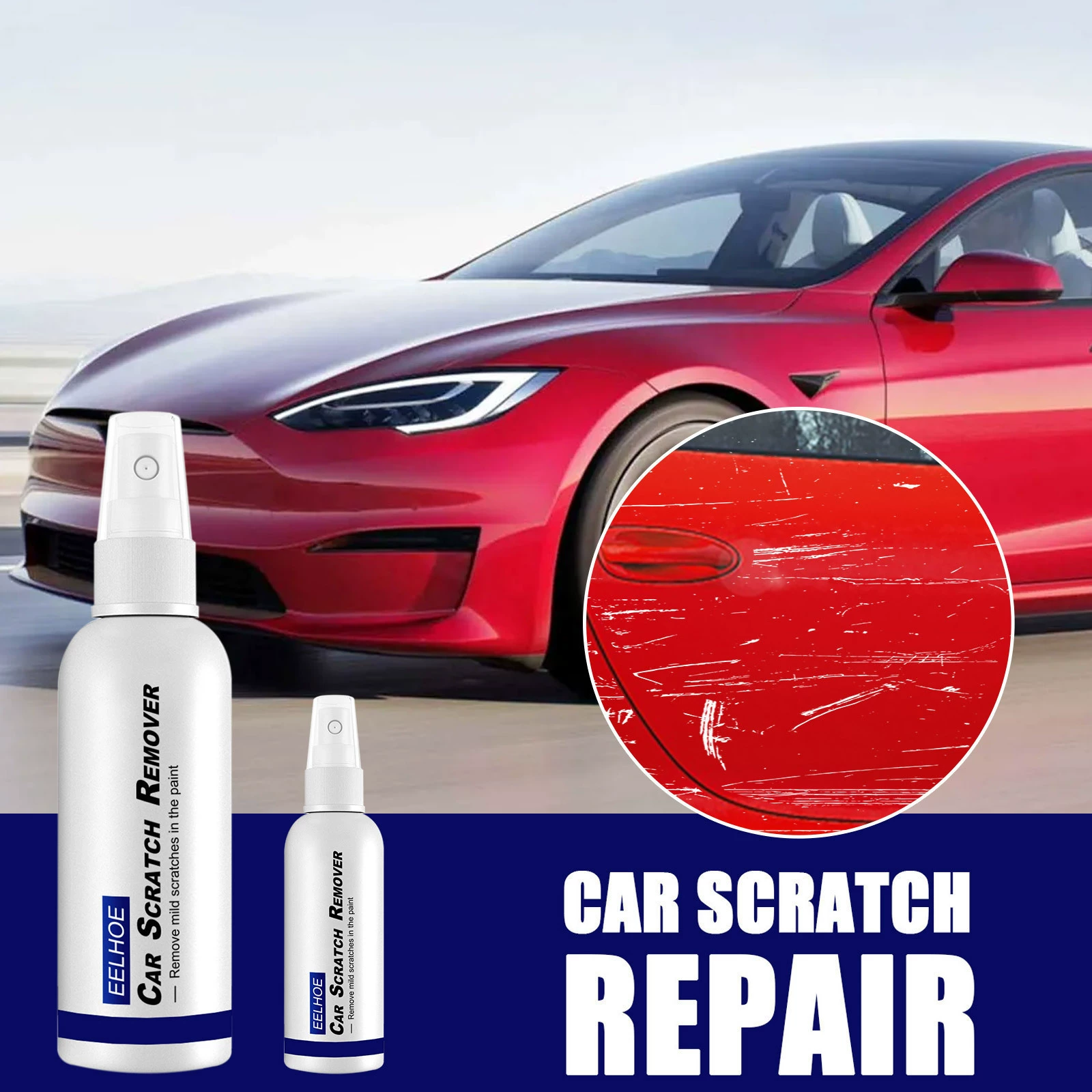 EELHOE Автомобильный спрей для царапин на поверхности краски для царапин