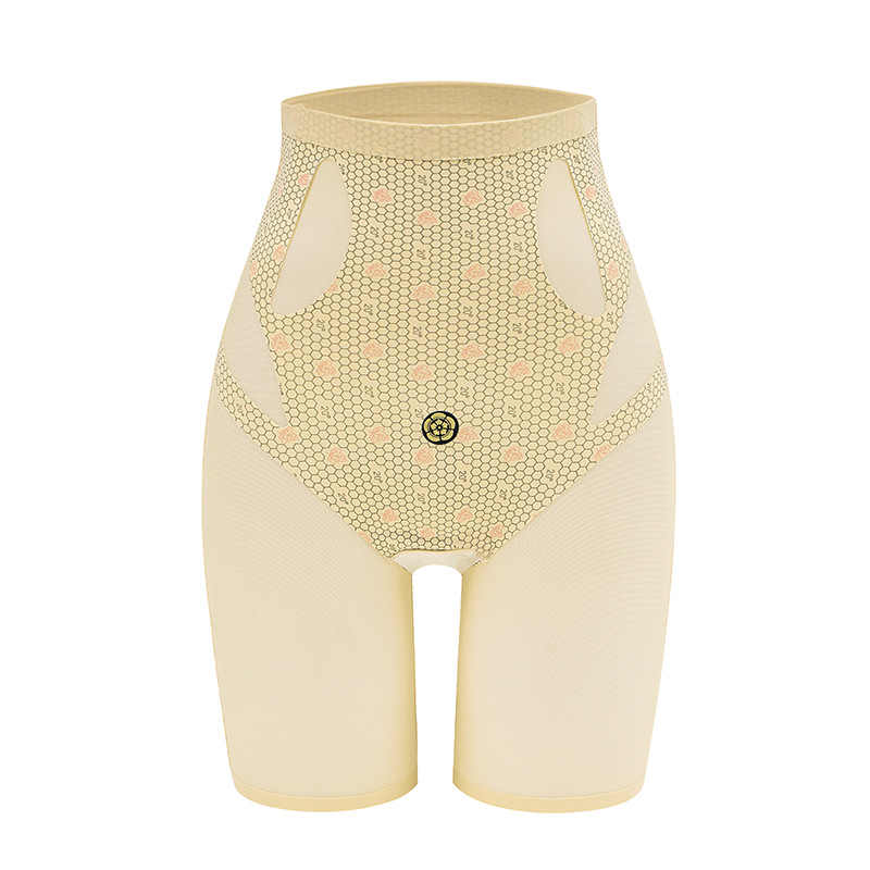 Pantalón Moldeador de Malla con Cintura Alta de Nylon, Sin Marcas, Caderas Elevadas para Postparto