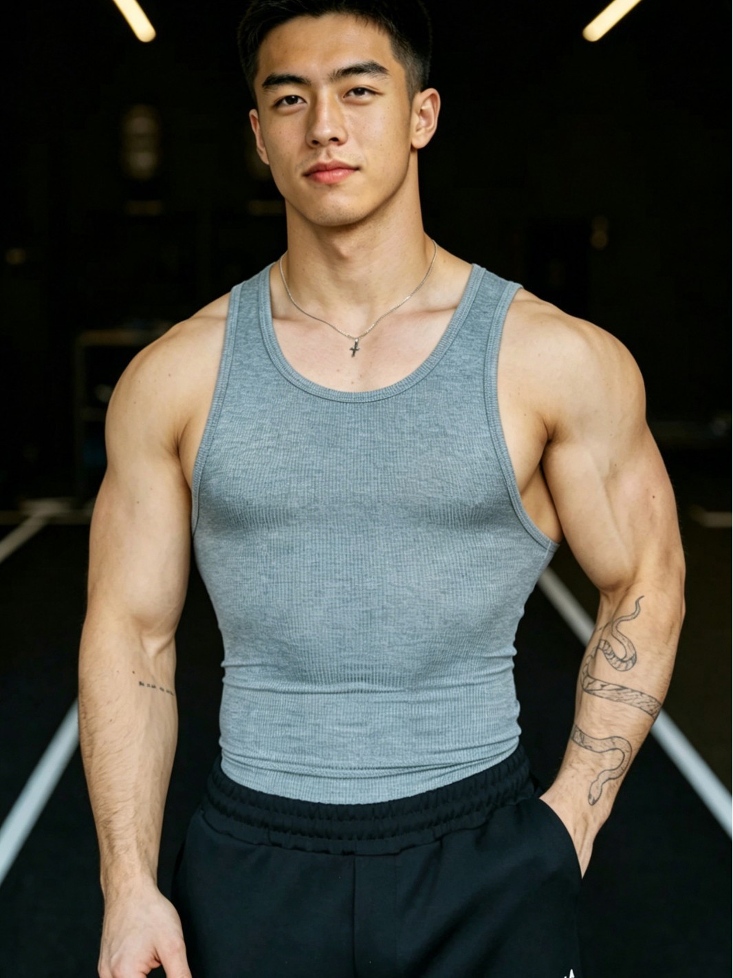 Chaleco de textura peinada, chaleco grande, ropa de entrenamiento de ocio deportivo de verano para hombres, camiseta sin mangas seca a hombros