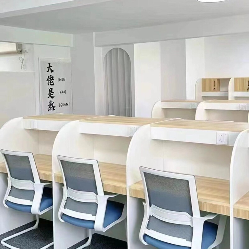 Study room desks and chairs, shared desks for students, tutoring center desks and chairs Study room desks and chairs, shared desks for students, tutoring center desks and chairs