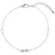 New Style Simple Bow Knot Bracelet Women's Ins Cold Style Niche Design Sense Student Personality Hand Jewelry with Diamond