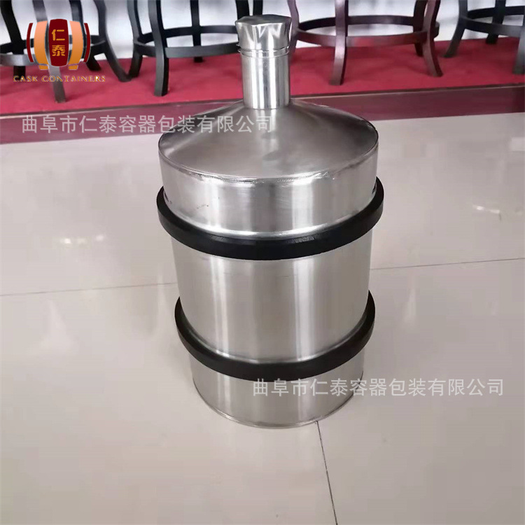 不锈钢散酒桶装35斤 各种规格酒桶仁泰出售 不锈钢散酒桶立式