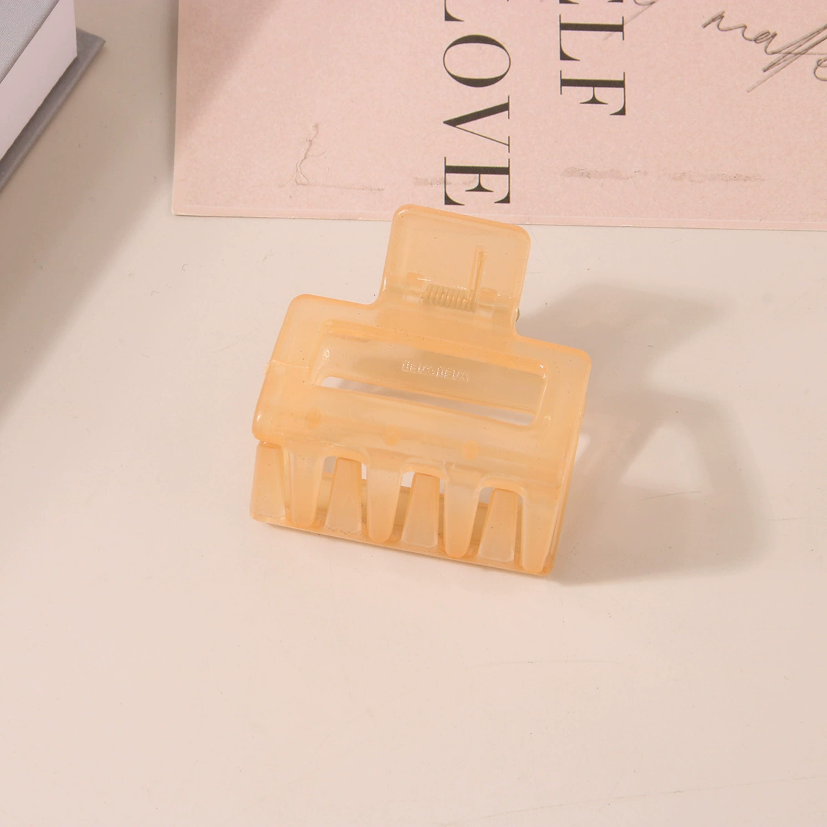 (Cross-border trading), rectangular matte crab pin, big shark, hairgrip, Amazon, simple and elegant design