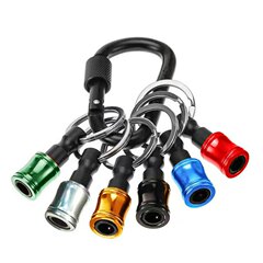 クロスボーダー6点セット、7点セット、カラビナキーホルダー、カラフルソケット、ビット、六角シャンク、クイックチェンジポータブルシャンク