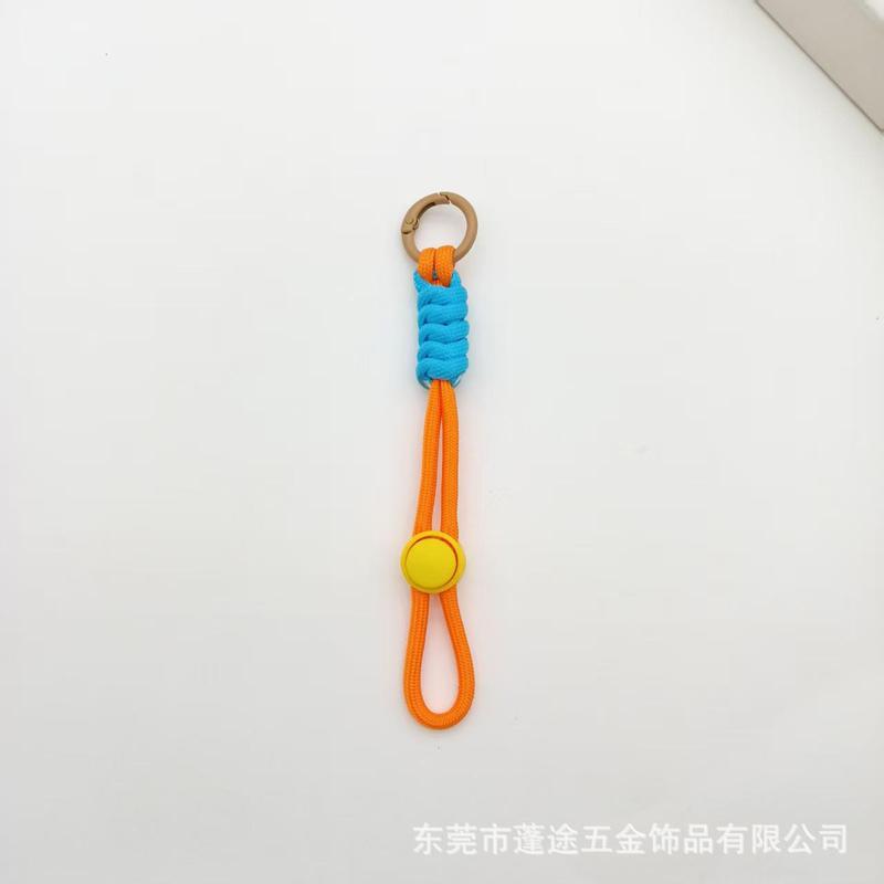 多巴胺彩色手机挂绳相机钥匙扣可调节绳子水杯包包编织短款挂件|undefined