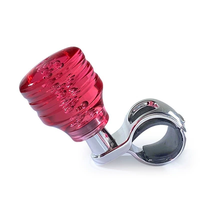 Steering wheel booster Wheel Auxiliary Handle Power-Assisted - red