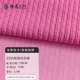 竹节泡泡纹理扭扭条大坑条针织面料310g涤氨立体面料外套裤装布料