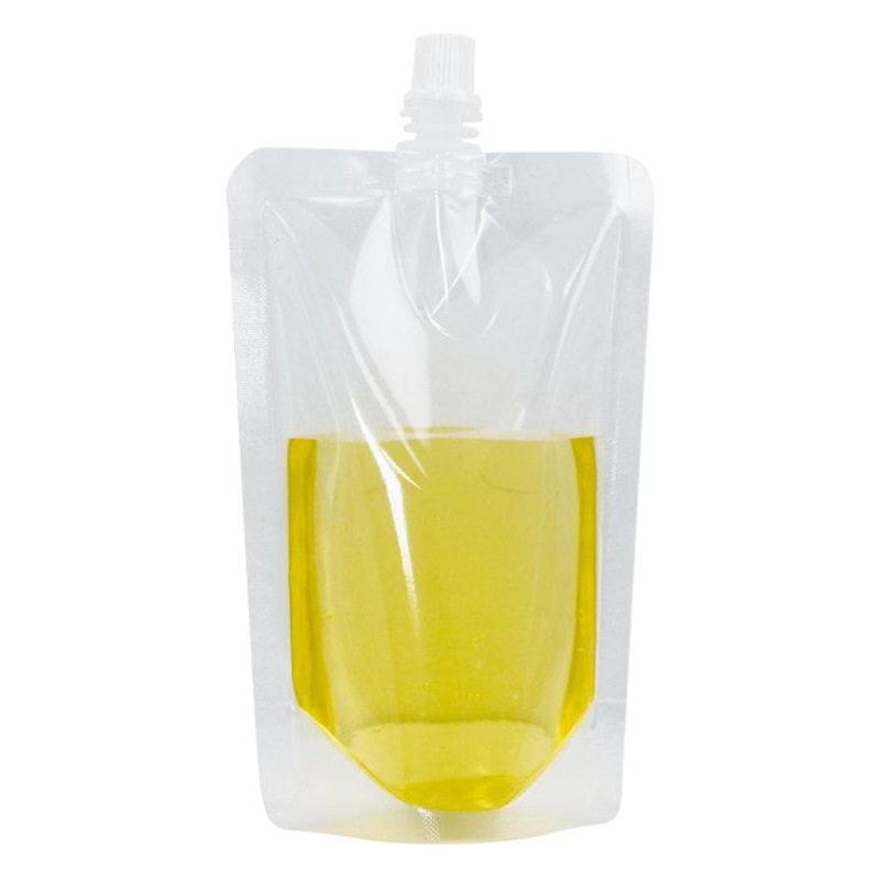 Boquilla de succión de leche de soja bolsa de pie paquete de té con leche bolsa transparente al por mayor bolsa de embalaje de boquilla desechable líquida de medicina china