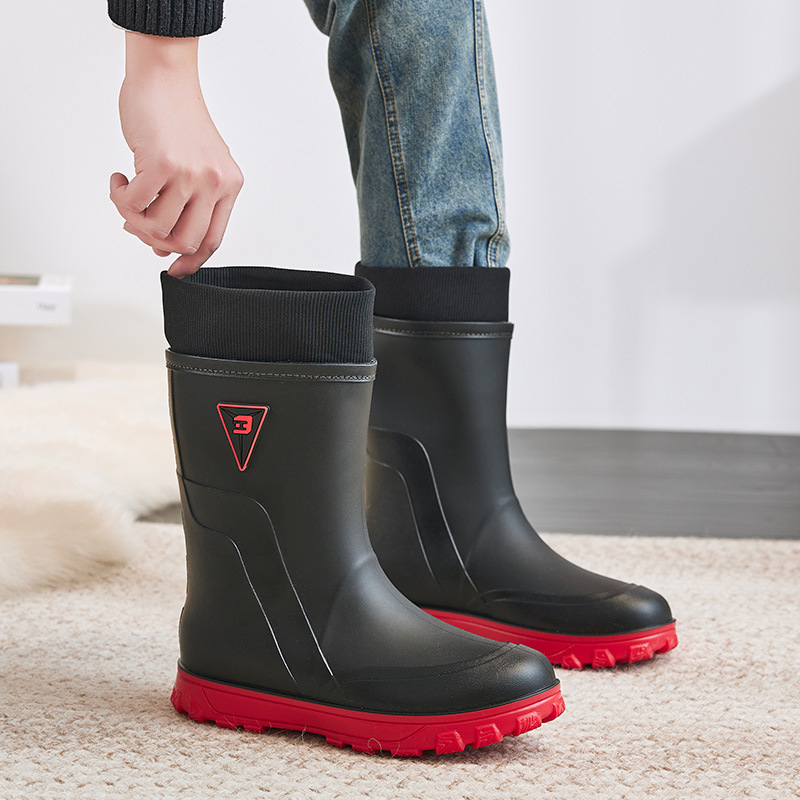 Fixed velvet: black and red