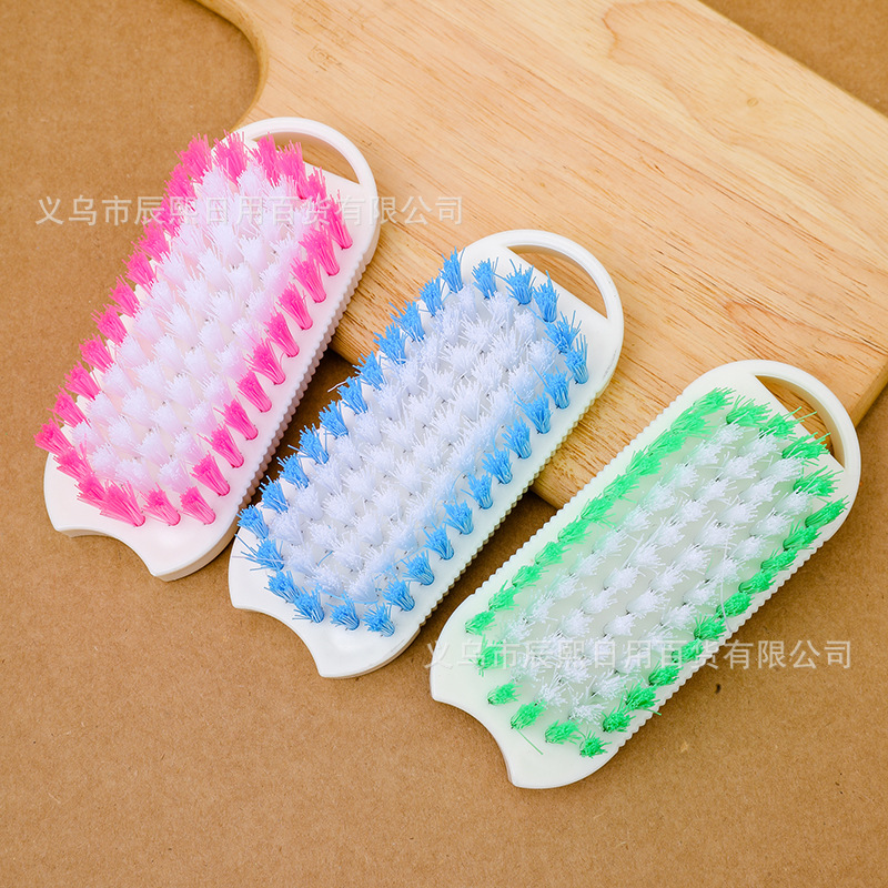 Household Laundry Brush Large Two-Color Hard-Bristled Cleaning Brush That Does Not Damage Clothes Special Decontamination Plastic Brush Wholesale