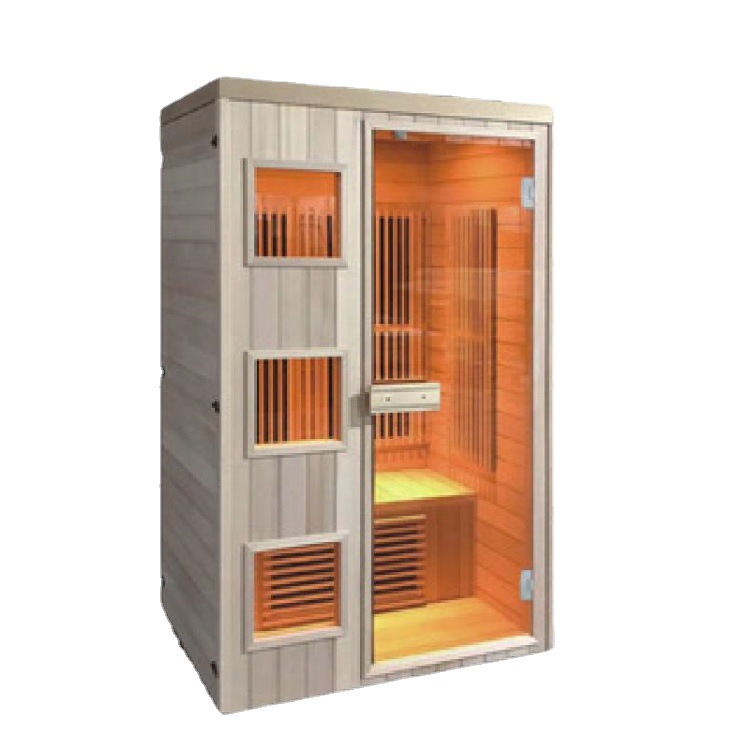 Foshan suministro directo de fábrica sala de sauna hogar sudor humeante caja de sauna inteligente caja de cristal de carbono infrarrojo lejano placa de calefacción