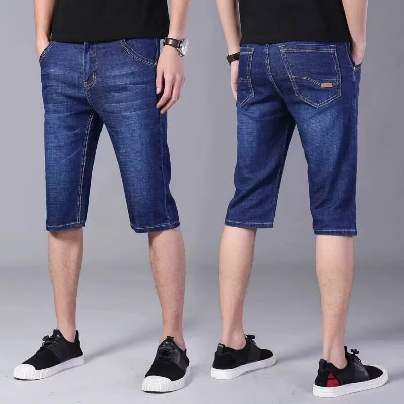 (Кросс-бортная торговля), джинсовая юбка, шорты, брюки, slim fit, простой и элегантный дизайн, свободный прямой крой