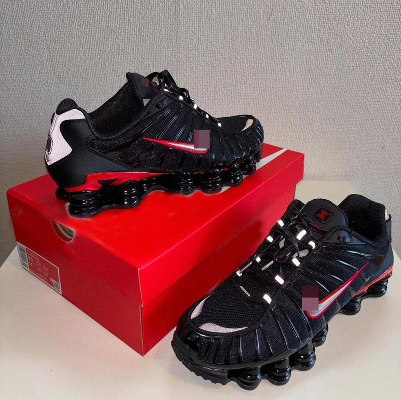 European and American Cross-Border Foreign Trade Men's and Women's Shoes Shox Tl Sports Shoes Tl Pillar Air Cushion Cushioning Running Shoes Putian Shoes