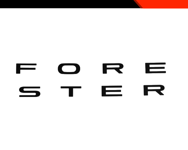 Suitable for 25 Subaru Forester Modified Rear Trunk Car Logo Letters Sl Series Special Bright Strips