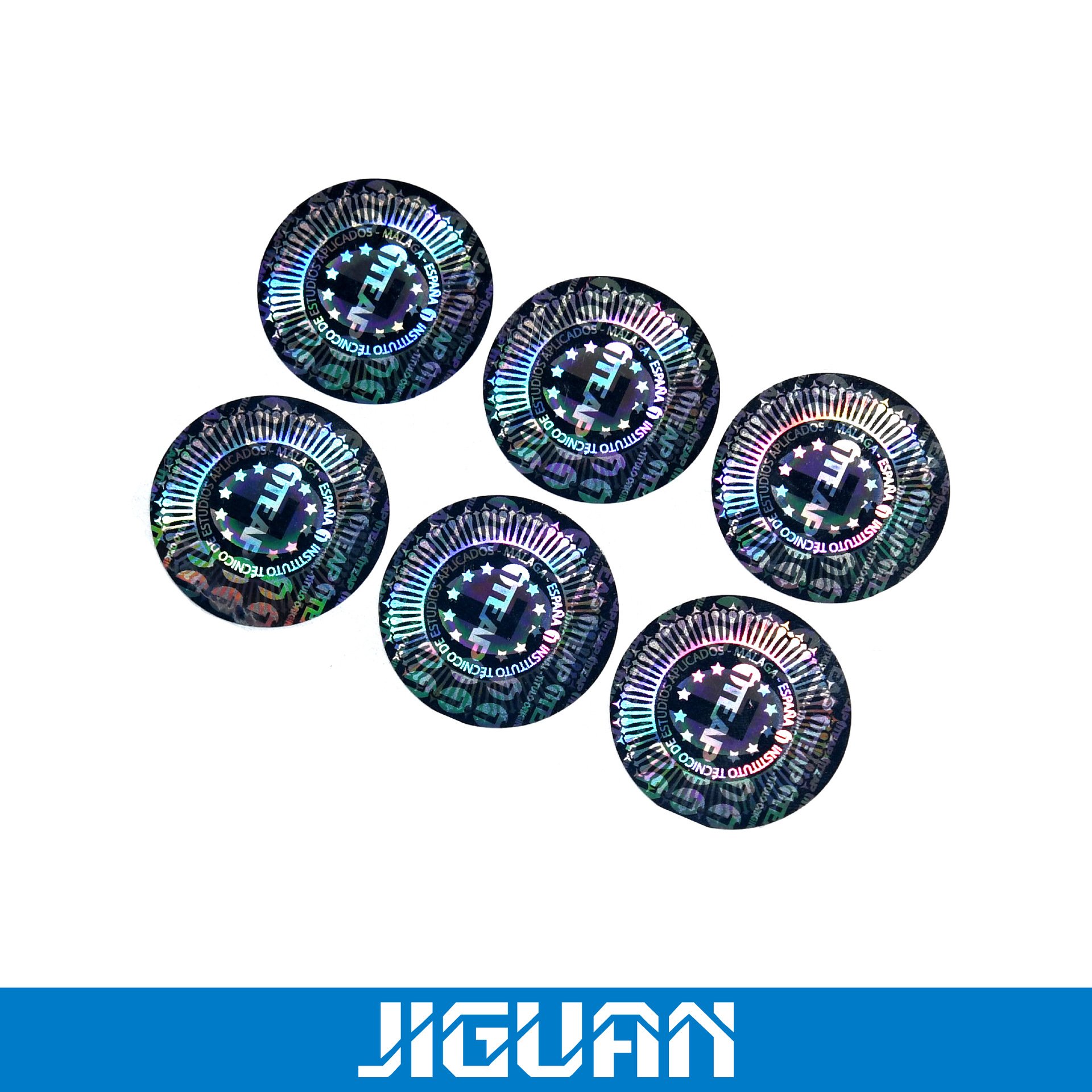 厂家批发不干胶镭射防伪标签 各类安全标签 自粘贴标