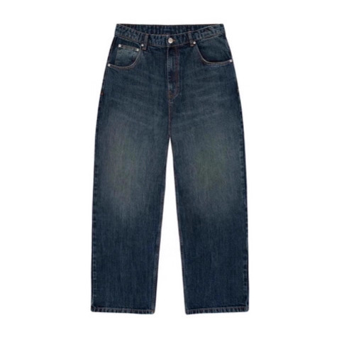 European American Cross-border Casual Pants With Plum Blossom Embroidery, Street-style Jeans, Loose Wide-leg Pants,_ecoleips.com