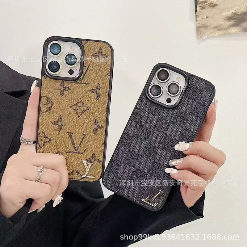 高级感轻奢保护壳金标潮牌适用iPhone17Pro max 防摔苹果16手机壳|undefined