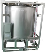 加工定制磁翻板液位计吨桶不锈钢304圆形316加热保温化工电解罐