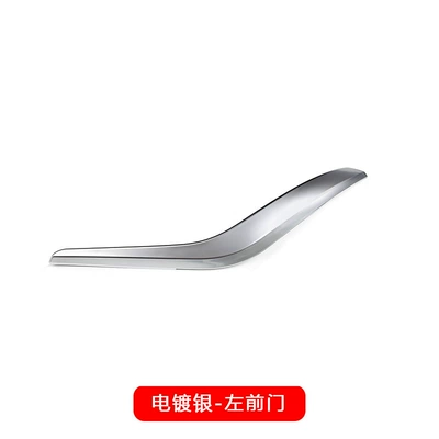 X1 Inner Handle E84 Inner: Armrest, handle, handle - electroplated-silver-x1-left-front-door