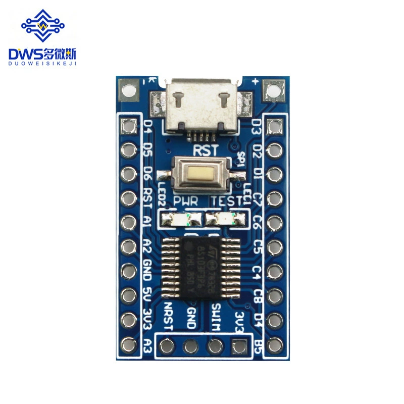 STM8S платформа для электронных разработок минимальная системная плата STM8S103F3P6 однокристальная микрокомпьютерная ячейка базовая плата