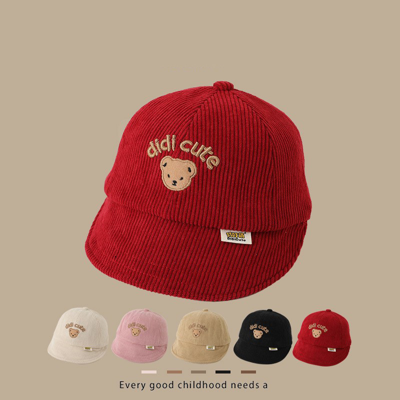 Sombrero para bebés otoño y invierno de terciopelo a prueba de viento y caliente para niños sombrero de protección de orejas sombrero de pescador primavera y otoño sombrero de lengua de pato bebé