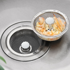 台所の食器を洗う水槽の濾過網ステンレスの蓋を塞ぐのを防ぎます。