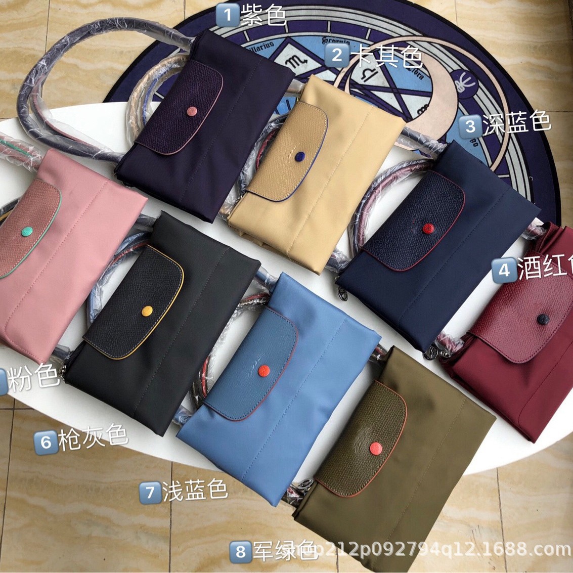 2026 new nylon dumpling tote bag, foldable, with long handle, versatile for commuting, shoulder bag, handbag, large capacity, travel bag for women