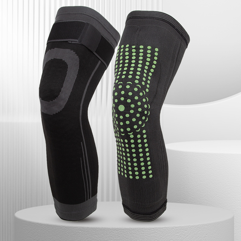 Ventas directas de fábrica correa de la almohadilla de la rodilla ajenjo calefacción antideslizante deportes rodilla caliente fitness protección presión transpirable