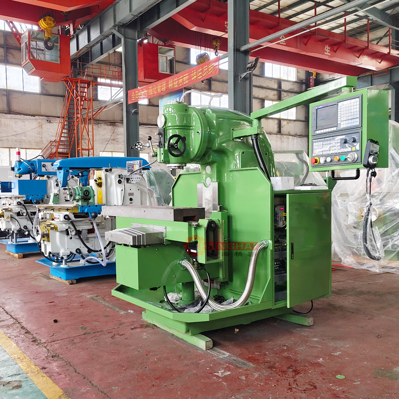 XK5032数控立式铣床广数980系统选装华中四轴铣床