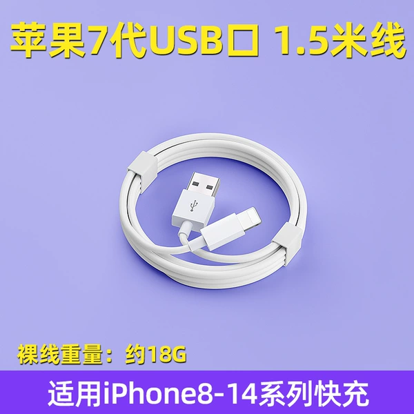 Apple 7th generation USB port cable [1.5m bare cable]
