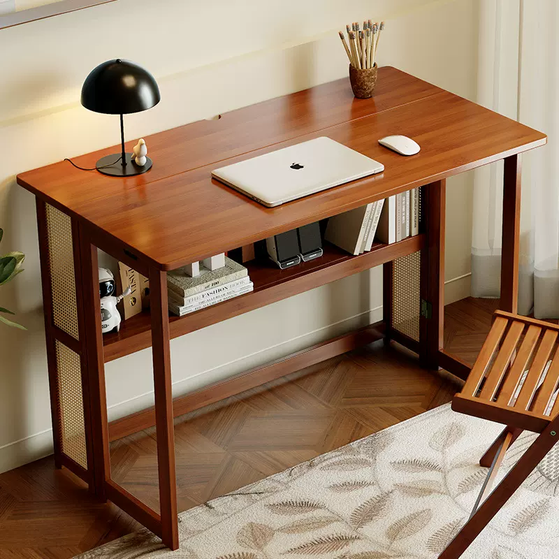 折叠学习桌家用卧室儿童书房学生电脑桌子宿舍小户型多功能写字桌